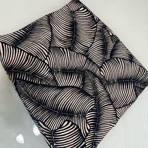 Ann Taylor Black Beige Leaf Dress Skirt Euc Size 2 U3